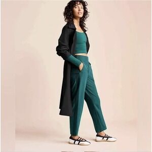 Athleta Brooklyn Mid Rise Ankle Pant Women's Size 20 Ponte Knit Side‎ Slits